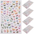 thumbnail image 1 of 5 Sheets Butterfly Stickers Nails Art Stickers Self Adhesive Nail Sticker Nail Decals Nail Art Supplies, 1 of 3