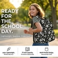 thumbnail image 6 of Xoenoiee Soccer Star Print Backpack for Kids Boys, Large Capacity School Backpack Bookbag Lightweight Casual Daypack with Adjustable Shoulder Strap for Travel Hiking School, 6 of 7