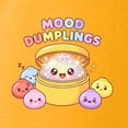 thumbnail image 3 of Wild Bobby Mood Dumplings Kawaii Cute Dim Sum Emotional Dumpling Graphic | Unisex Novelty T-Shirt | Anime Food Lover Gift for Her Him Kids Unisex Boys Girls Graphic Youth T-Shirt, 3 of 6
