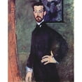 thumbnail image 3 of Modigliani, Amedeo 12x14 Black Modern Framed Museum Art Print Titled - Portrait of Paul Alexander standing, 3 of 5