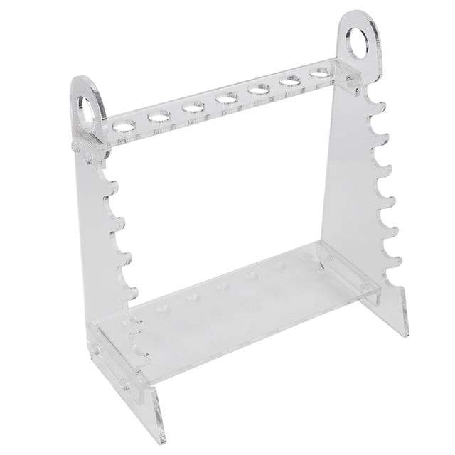 Soporte para pipetas trapezoidales Nikou de Vidrio orgánico con orificio de 1,5 cm