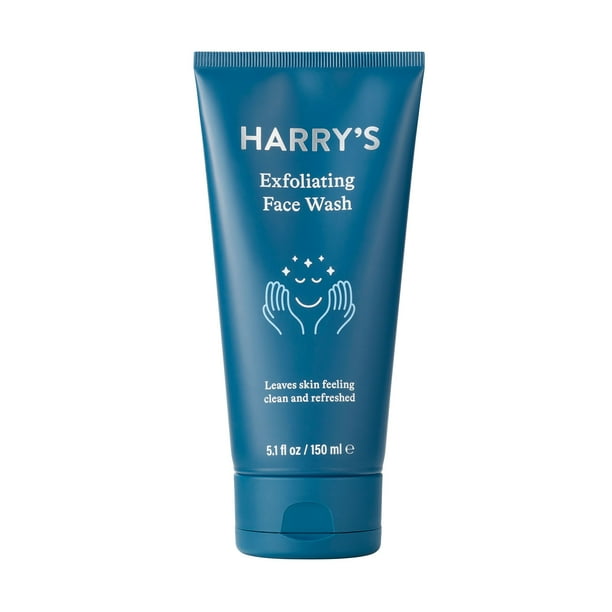 Harry’s Men’s Exfoliating Face Wash with Peppermint and Eucalyptus, 5.1