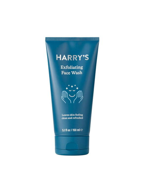Harry's Men's Exfoliating Face Wash with Peppermint and Eucalyptus, 5.1 fl oz