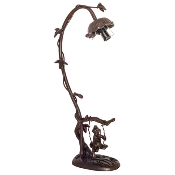 16" High Cherub On Swing Accent Lamp