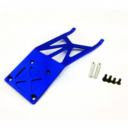 Robby Gordon Racing Traxxas Robby Gordon Dakar 1:10 Aluminum Alloy Front Skidplate Hop Up Upgrade, Blue by Atomik RC - Replaces Traxxas Part 5837 ()