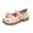 Beige#15, variant on Jinhomg Toddler/Little Girls' Bow Ballerina Flat Ballerina Flat Shoes Mary Jane PU Dress Shoes Wedding School Party Shoes Silver 31