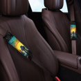 thumbnail image 3 of Chririnla Seat Belt Cover Pad Magic Tape Design Polyester, Compatible with, Suitable for Car, Astronaut Landscape Print, 3 of 7