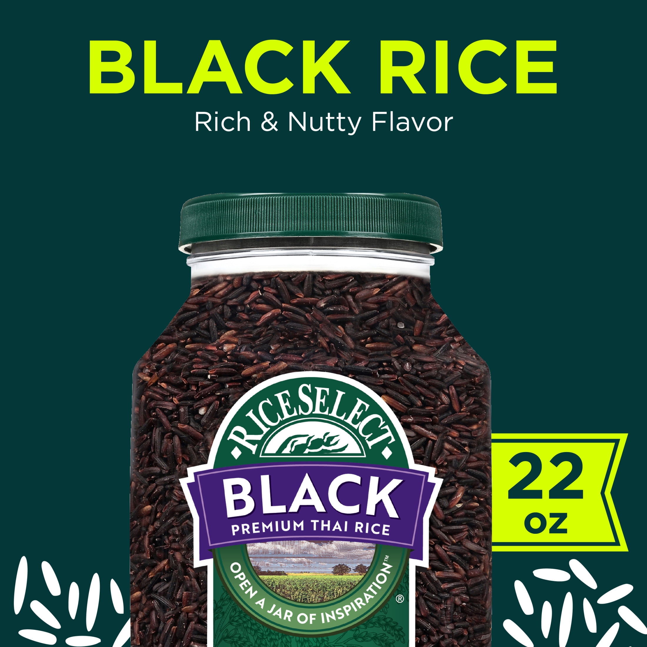 RiceSelect Black Rice, Gluten Free, 22 oz Jar