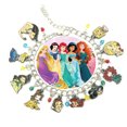 Disney Princesses Charm Bracelet Movie Series Jewelry Multi Charms