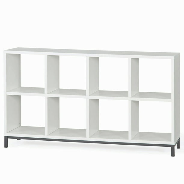 Better Homes Gardens 8 Cube Organizer, Mainstays 8 Cube Bookcase White