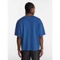 thumbnail image 3 of No Boundaries Cotton Oversized Cropped Tee with Short Sleeves, Men's and Big Men's XS-5XL, 3 of 5