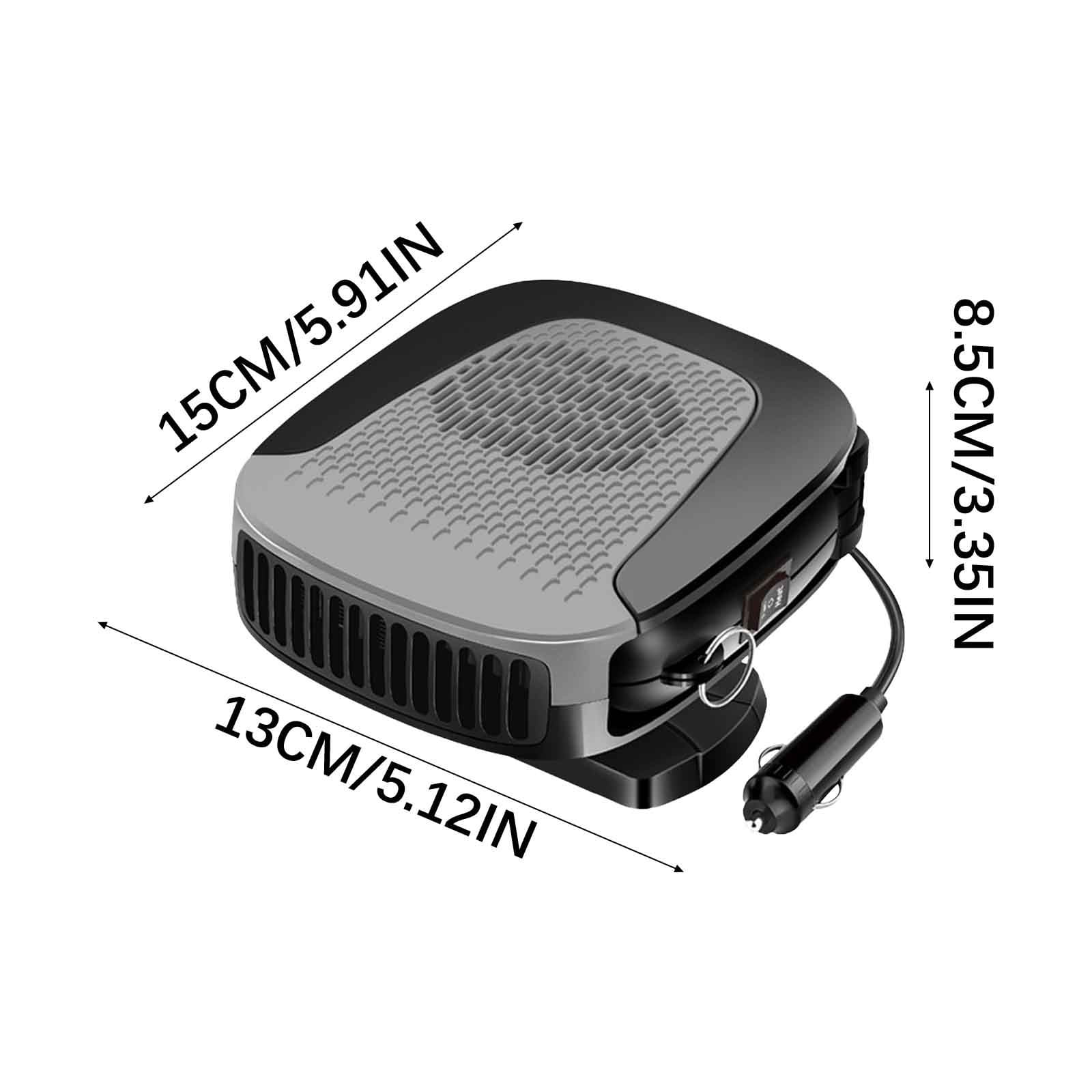 Kyusrd Home Clearance!Car Warmer 12v Car Electric Heater Car Heater Heater Warmer Cold Wind Defrost Snow Defogger Fast and safe heating