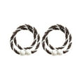 thumbnail image 1 of Modern Strong Weave Rope Curtain Tiebacks Drape Holdbacks Decorative Convenient Solution For Home Window Draperies, 1 of 6