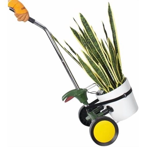 Plant Caddy Plant Dolly with Wheels Heavy Duty,Adjustable Grabbing Arm Plant Rollers for Outdoor Plants,Fits Pots from 8" to 30" High & Max 165 Lbs Weight Capacity$$