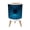 Color 1, variant on Futuristic Small Trash Can with Lid Futuristic Neon Grid Tunnel Perspective Blue Cyber Space 1.8 Gallon Dog Proof Trash Can Round Garbage Can Waste Bin Wastebasket for Bathroom Bedroom Living Room