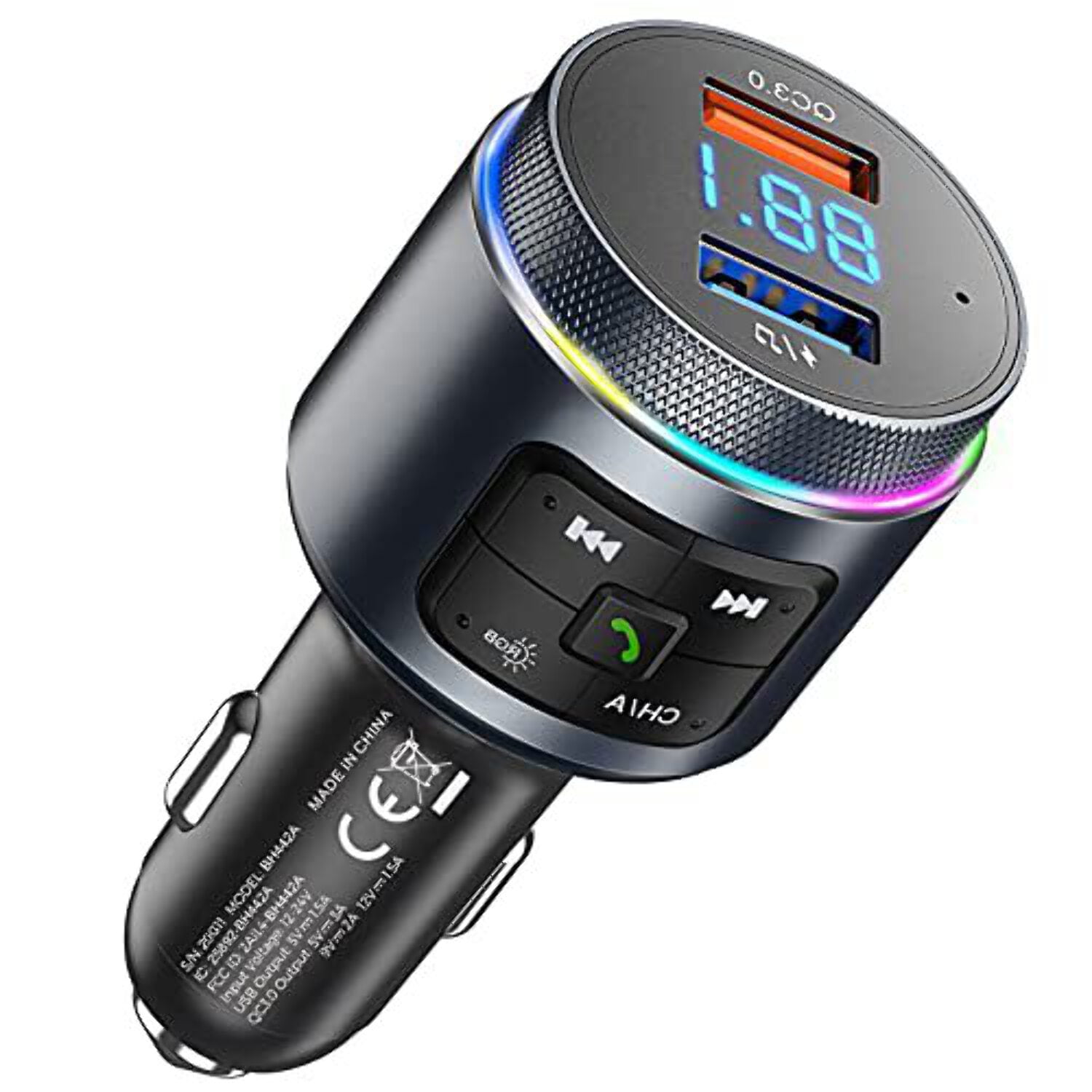 FM Transmitter for Car Bluetooth 5.0 Receiver 