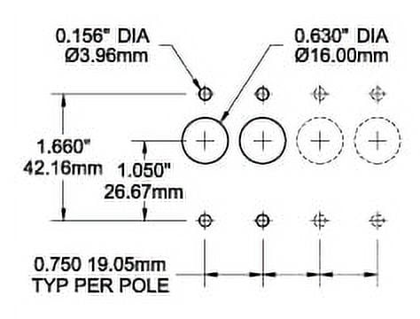 Blue Sea - 7222-BSS Circuit Breaker AA1Toggle 30A Wht (1EA)