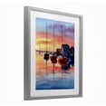 thumbnail image 2 of Stupell Industries Rustic Lodge Vivid Sunset at Docks Gray Framed Print Under Glass, 13 x 16, by Franklyn Gregory, 2 of 8