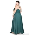 thumbnail image 3 of Vestido largo de fiesta Roman Fashion /Tallas Extras, 2008 (Verde botella) verde oscuro 42, 3 of 4