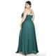 thumbnail image 3 of Vestido largo de fiesta Roman Fashion /Tallas Extras, 2008 (Verde botella) verde oscuro 40, 3 of 4