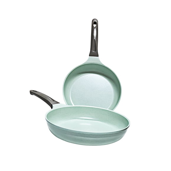 SET DE 2 SARTENES JADE PAN 20 Y 24 CMS Recubrimiento de Cerámica Jade