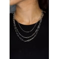 thumbnail image 5 of 14k White Gold 5mm Paper Clip Link Necklace (14"), 5 of 5