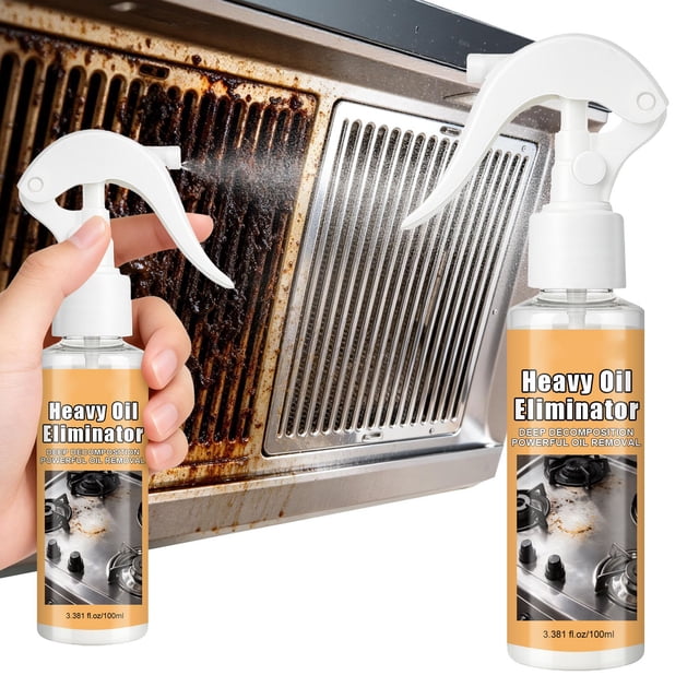 Spray limpiador de manchas de aceite pesado Spray de limpieza de eliminación de aceite profundo 100 ml un desengrasante