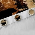 thumbnail image 4 of Erosebridal Bear Animal Blackout Curtains Set of 2 (52x84 Each) for Men, Western Rustic Window Curtains, 4 of 6