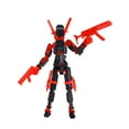 thumbnail image 2 of 3D Printed Finished Posable Titan Robot Mobile Doll Set with 9 Legendary Swords and Rotating Joints for Collectors Desktop Stand Red, 2 of 6