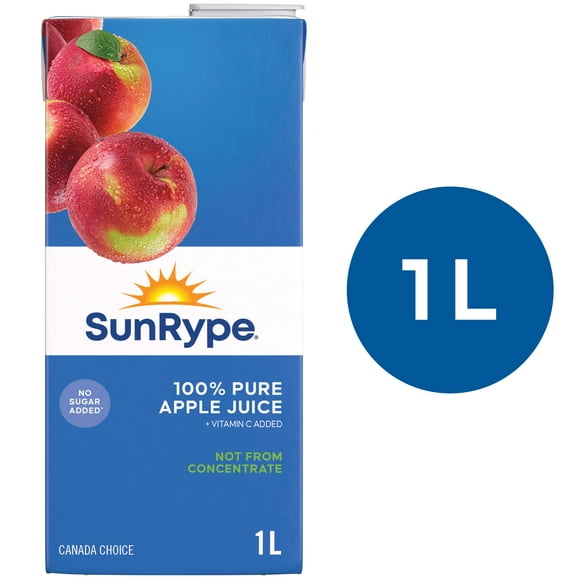 SunRype Pure Apple Juice, 1 L