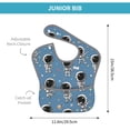 thumbnail image 4 of Kdxio Cute Cartoon Astronaut Bibs For Babies, Baby Bibs for Eating, Toddler Bibs, Waterproof Bibs, Feeding Bibs, for Toddlers, Boys, Girls, 4 of 8