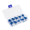 thumbnail image 1 of 50Pcs 3296W Multiturn Trimmer Potentiometer Kit 3296W High Precision Variable Resistor 500R 1K 2K, 1 of 8