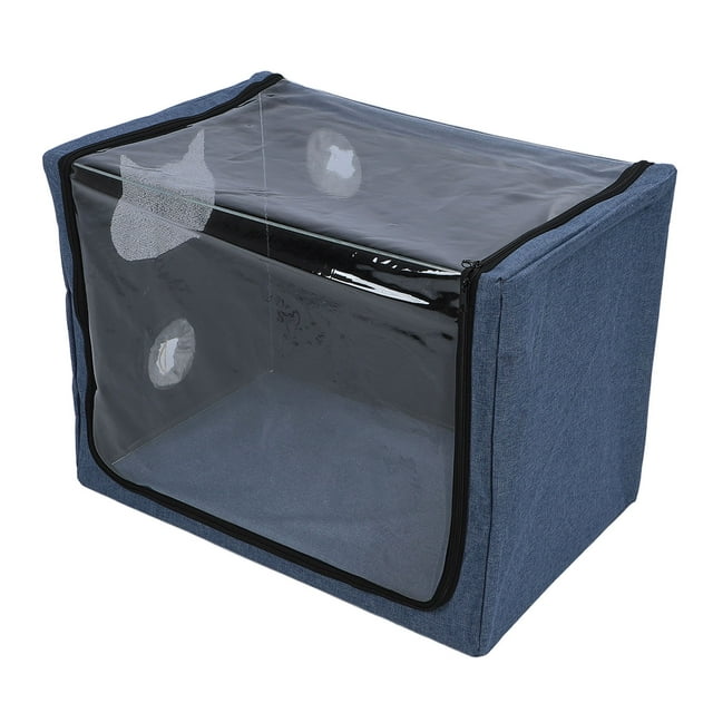 Cámara de Oxímeno para Perros de Gato, Espaciosa Caja de Nebulización de Mascotas ventana Transparente Para El Hospital de Mascotas