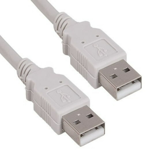 SANOXY Cables and Adapters; 6ft USB 2.0 A Male to A Male Cable, Ash White