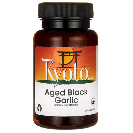 Swanson Aged Black Garlic 650 mg 30 Caps (Best Garlic Supplement Reviews)