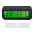 thumbnail image 2 of Relaj de AutomÓVil Solar, Pantalla Nocturna Automática de Retroiluminaciónica Verde o Azul Lcd LCD RELOJ DE TABLERERO DE AUTOMÓVIL SOLAR PARA CAMIONES, 2 of 7