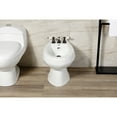 thumbnail image 4 of Kingston Brass KB325PL Victorian Three-Handle Bidet Faucet with Brass Pop-Up, Oil Rubbed Bronze, 4 of 6
