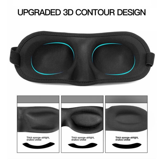 Máscara para dormir ANGGREK 3D cubierta para sombra de ojos