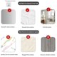thumbnail image 5 of Cesto de ropa sucia colgante pequeño, bebé, cesto de ropa sucia para niños, cesto de ropa sucia emergente de malla, utilizado para viajes, dormitorio, baño, dormitorios (paquete de 2) Zhivalor Cestos de Ropa, 5 of 7