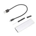 thumbnail image 3 of SSD Enclosure, Aluminum Alloy Shell 6Gbps Tool Free Installation M.2 NVMe SSD Enclosure  For Home For Office, 3 of 8