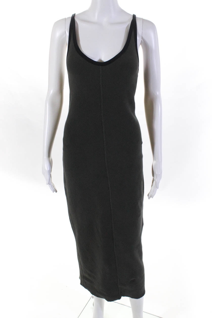 James Perse Womens Chevron Ribbed Cami 