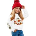 thumbnail image 4 of Girls Halloween Graphic Sweatshirt Kids Casual Crewneck Pullover Long Sleeve Printed Fall Sweatshirt for Toddler and Youth, 4 of 6
