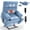Blue, variant on Dual Motor Power Lift Recliner Chair with Massage and Heat, 180° Adjustable Lift Chair for Seniors, 25" Wide Seat with Cup Holders, Beige Chenille