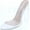 White PU, variant on Womens Transparent Lucite Double Strap Fashion Dress Sandals