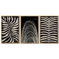 thumbnail image 3 of Drsoum Boho Wall Art 24x36in3pcs Large Natural Framed Abstract Plant Prints Decor Minimalist Bohemian Artwork Vintage Farmhouse Modern Living Room Bedroom Home Decor, 3 of 7