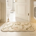 thumbnail image 6 of JHyouerji Floral Print Bath Mats Absorbent Bath Rug Non Slip Floor Rug for Kitchen Bathroom Laundry Bedroom Living Room Decor, 6 of 7