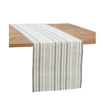 72" x 14" Warner Stripe Woven Reversible Table Runner