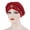 Red, variant on Cheers.US Women Turban Braid Headscarf Braid Turban Cap Pre Tied Twisted Braid Hair Covered Wrap Hat