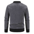 thumbnail image 4 of Tiweut Casual Mens Sweaters Male Fall and Winter Zip Stand Collar Long Sleeve Outdoor Knitted Wool Blouses Dark Gray,4XL, 4 of 4