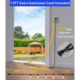 thumbnail image 2 of luckystyle 120FT LED Outdoor String Lights with 30+2 Edison Shatterproof Waterproof Bulbs, 2700K Commercial Grade Patio, 2 of 8